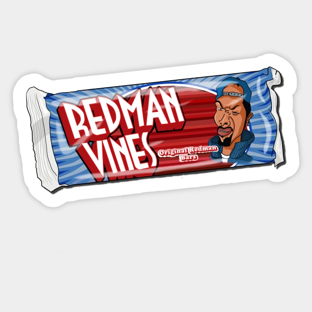 Redman Vines Sticker by mattlassen